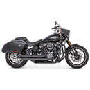 Freedom Performance Staggered Duals Exhaust for Harley 18-25 Softail (read note) / Black/Chrome  - Customhoj