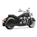 Freedom Performance Union 2-into-1 Exhaust for Indian 14-21 Chief / Black / Straight Cut Black  - Customhoj