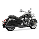 Freedom Performance Union 2-into-1 Exhaust for Indian 14-21 Chief / Black / Straight Cut Sculpted Black  - Customhoj