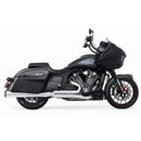 Freedom Performance Union 2-into-1 Exhaust for Indian 20-25 Challenger / Pursuit / Chrome / Straight Cut Sculpted Black  - Customhoj