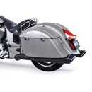 Freedom Performance Union Ghost Muffler for Indian 14-21 Chieftain / Black / Slash Cut Sculpted Black  - Customhoj