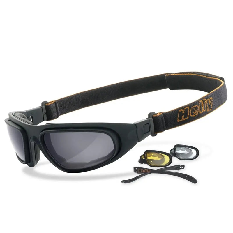 Helly Biker Shades Eagle Convertible Motorcycle Glasses  - Customhoj