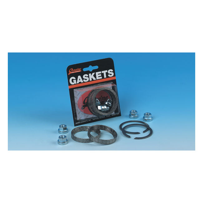 James Late Style Exhaust Gasket & Mount Kit for Harley  - Customhoj