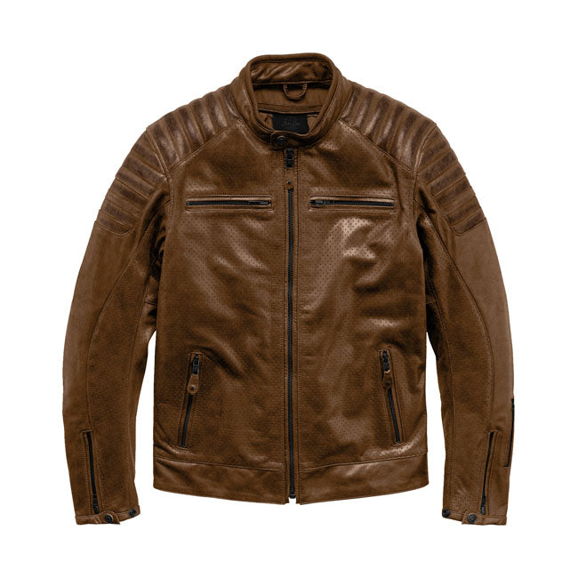 John Doe Protective Jacket Tobacco / M John Doe Storm Leather Motorcycle Jacket Customhoj