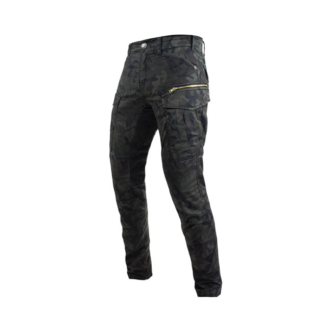 John Doe Protective Pants Camo / 26x32 John Doe Stroker Cargo XTM Motorcycle Pants Customhoj