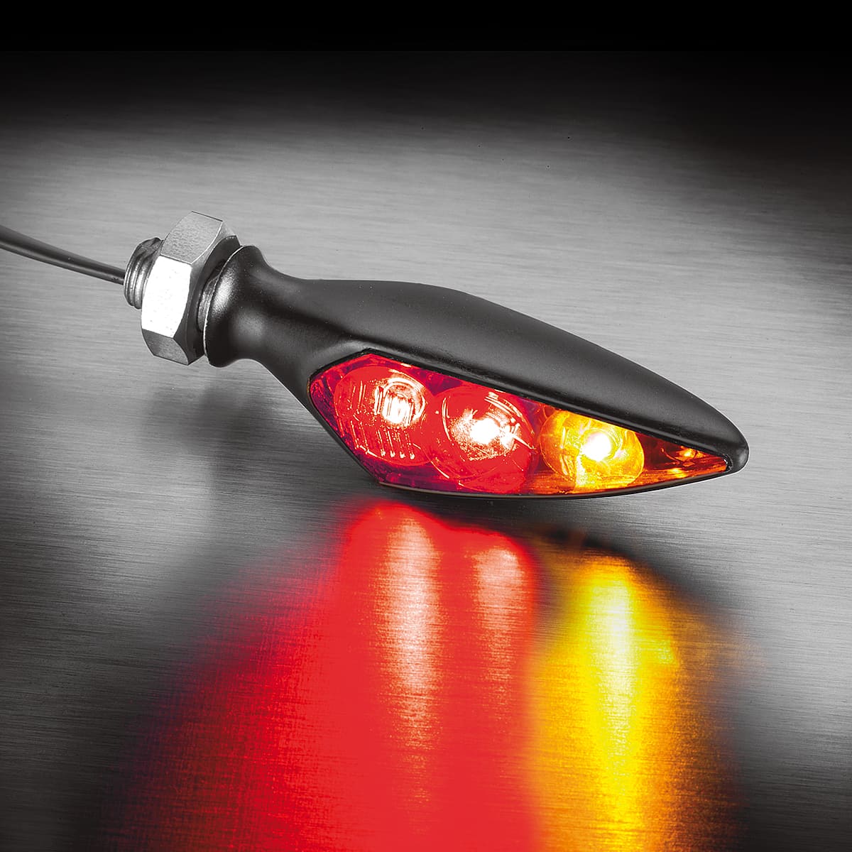 Kellermann Rhombus S DF Dark 3 in 1 Mini LED Moottoripyörän takavalo