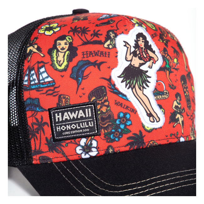 King Kerosin Hawaiian Flash Trucker Cap