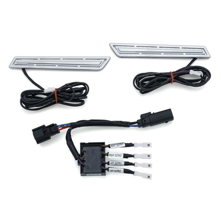 Kuryakyn Satulalaukun salpa LED-valot Harley-moottoripyörille