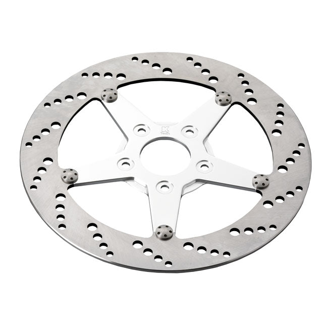 Kustom Tech Stainless Front Brake Disc for Harley 84-99 Big Twin (11.5") / Front Right / Polished