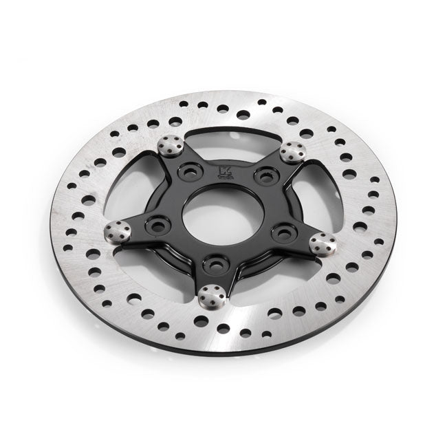 Kustom Tech Stainless Rear Brake Disc for Harley 00-23 Softail (excl. 2017 FXSE) (8.5") / Rear Right / Black