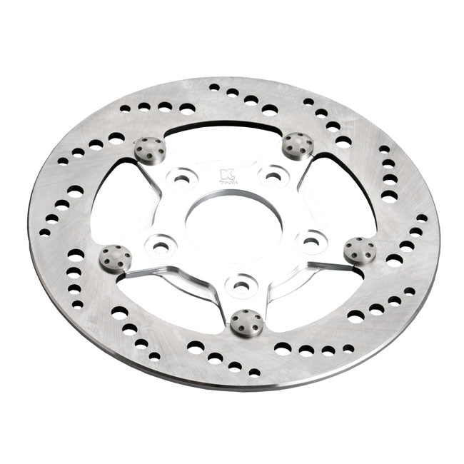 Kustom Tech Stainless Rear Brake Disc for Harley 00-23 Softail (excl. 2017 FXSE) (8.5") / Rear Right / Polished