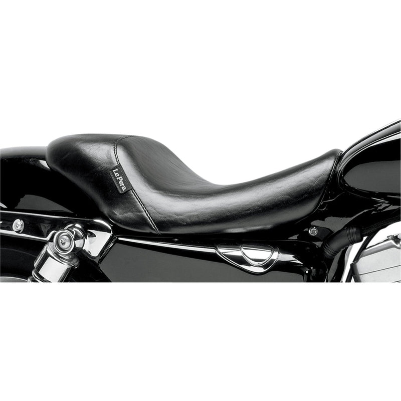 Le Pera Bare Bones LT Solo Seat for Harley 07-09 XL Sportster with 17 liter tank / Black  - Customhoj
