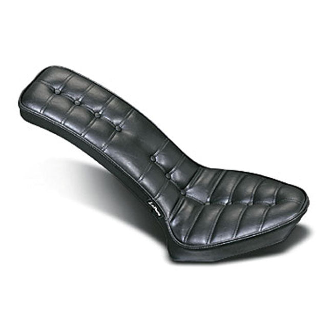 Le Pera Cobra 2-Up Hardtail Seat Pleated Black  - Customhoj