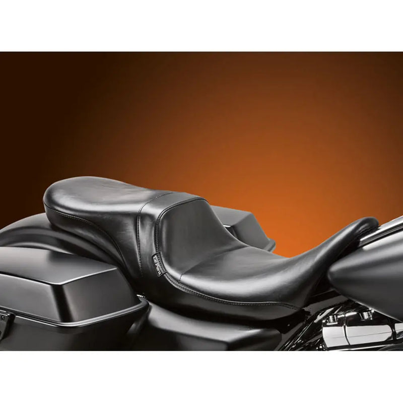 Le Pera Daytona 2-Up Seat for Harley 08-25 Touring (excl. 23-25 CVO; 24-25 Road Glide / Street Glide) / Black  - Customhoj