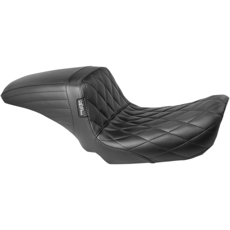 Le Pera KickFlip Seat for Harley 06-17 Dyna / Diamond Black  - Customhoj