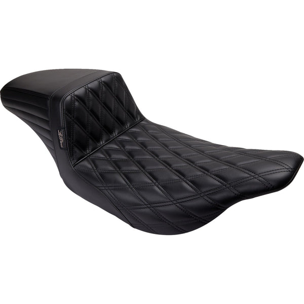 Le Pera KickFlip Seat for Harley 97-07 Touring Electra Glide / Road Glide / Double Diamond Black  - Customhoj