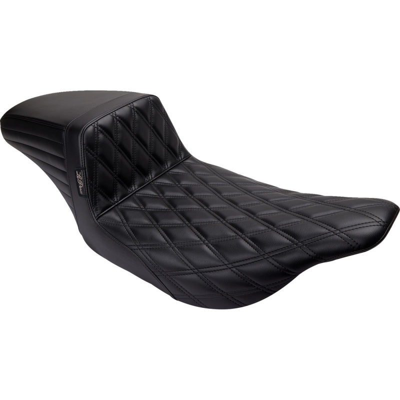 Le Pera KickFlip Seat for Harley 97-07 Touring Electra Glide / Road Glide / Double Diamond Black  - Customhoj
