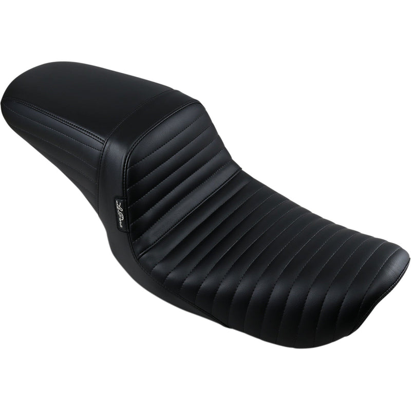 Le Pera KickFlip Solo Seat for Harley 96-03 Dyna (excl. Wide Glide) / Pleated Black  - Customhoj
