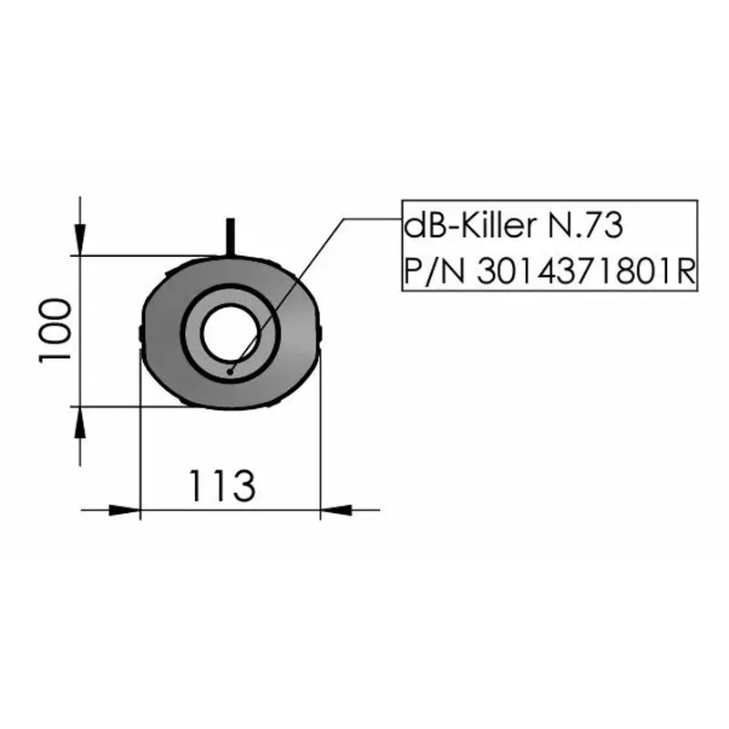 LeoVince DB Killer Noise Damper 3014371801R