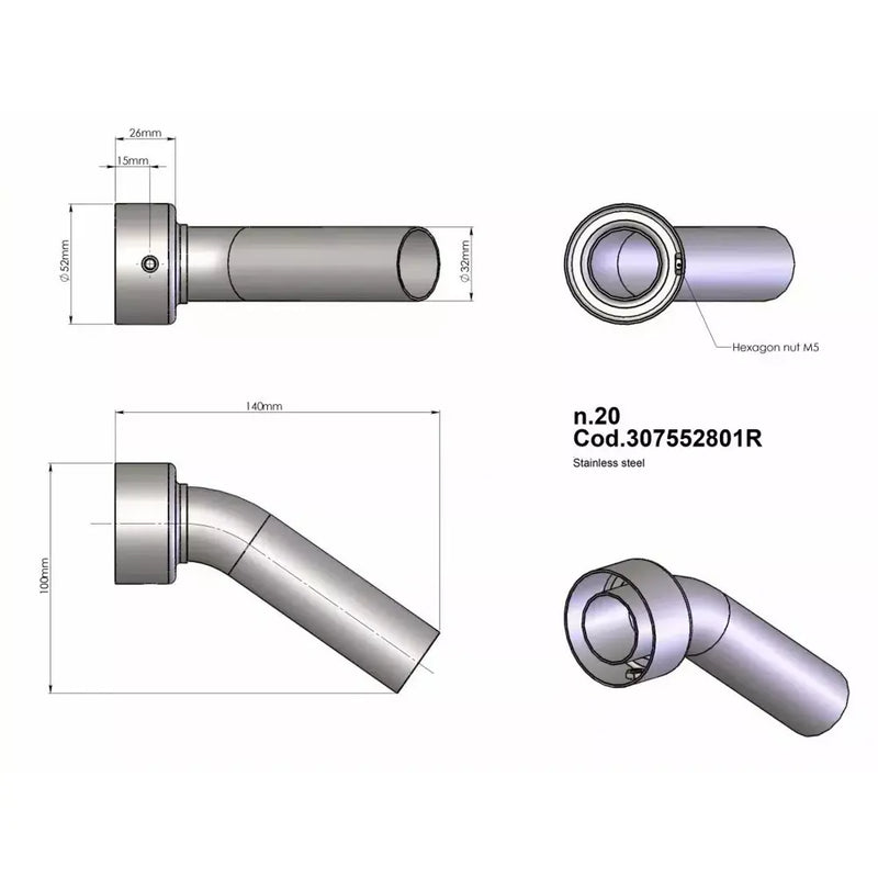 LeoVince DB Killer Noise Damper 307552801R