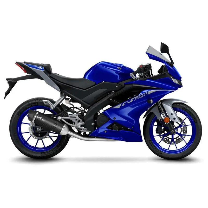 LeoVince LV One Evo Exhaust System for Yamaha 21-24 YZF-R 125 (Carbon muffler) (ECE-approved) (14366EK)  - Customhoj