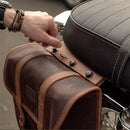 Longride Pannier Universal 18L Throw-Over Motorcycle Saddlebag Set  - Customhoj