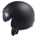 LS2 Bob II Open Motorcycle Helmet Matte Black / XS (53-54cm)  - Customhoj