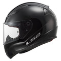 LS2 Rapid II Full Face Motorcycle Helmet Gloss Black / XS (53-54cm)  - Customhoj