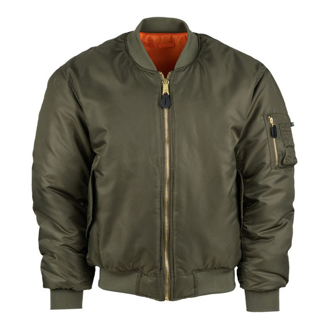 MA-1 Bomber Flight Jacket Dark Green / S  - Customhoj