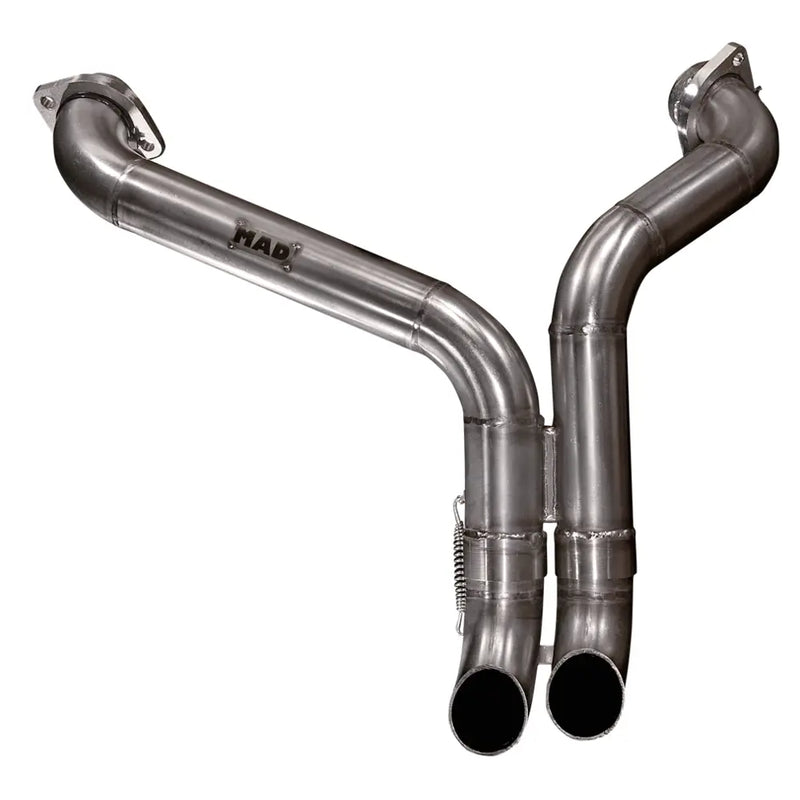 Mad Shorty 2-into-2 Exhaust System for Harley 86-22 XL Sportster  - Customhoj