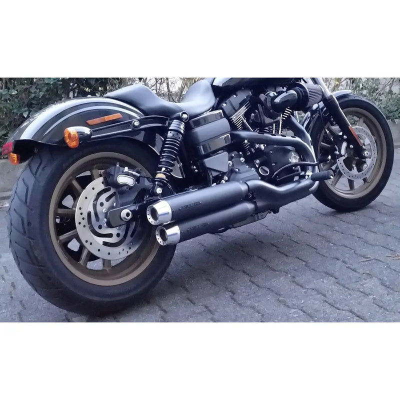 Miller Dakota Euro 3 Slip-On Mufflers for Harley  - Customhoj