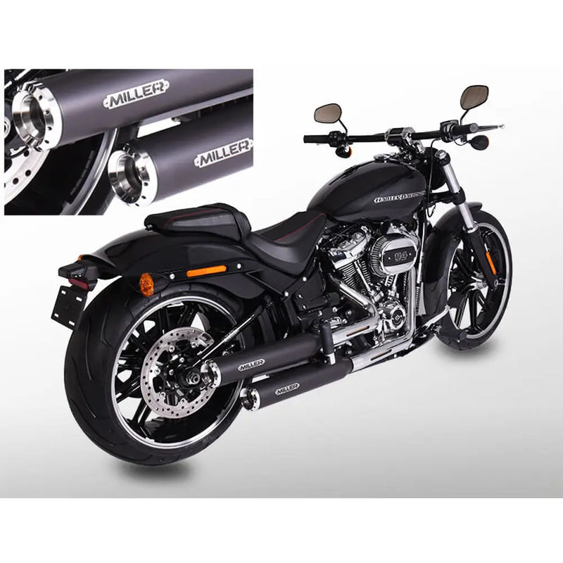 Miller Destiny Euro 5 Slip-On Mufflers for Harley  - Customhoj