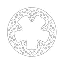 Moto-Master Brake Disc Aprilia Caponord 1200 14-17 Moto-Master Halo Rear Brake Disc for Aprilia Customhoj