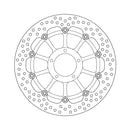 Moto-Master Brake Disc Ducati 749 02-07 Moto-Master Halo Front Left Brake Disc for Ducati Customhoj