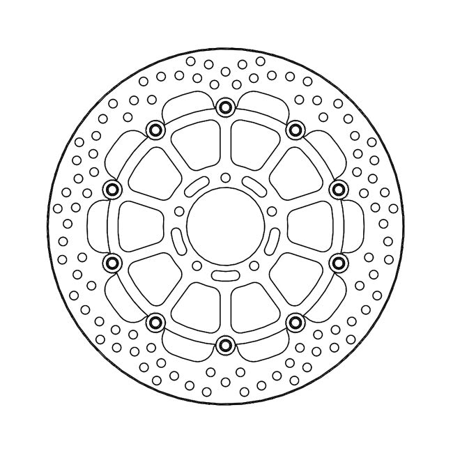 Moto-Master Brake Disc Ducati Scrambler 800 15-22 Moto-Master Halo Front Left Brake Disc for Ducati Customhoj