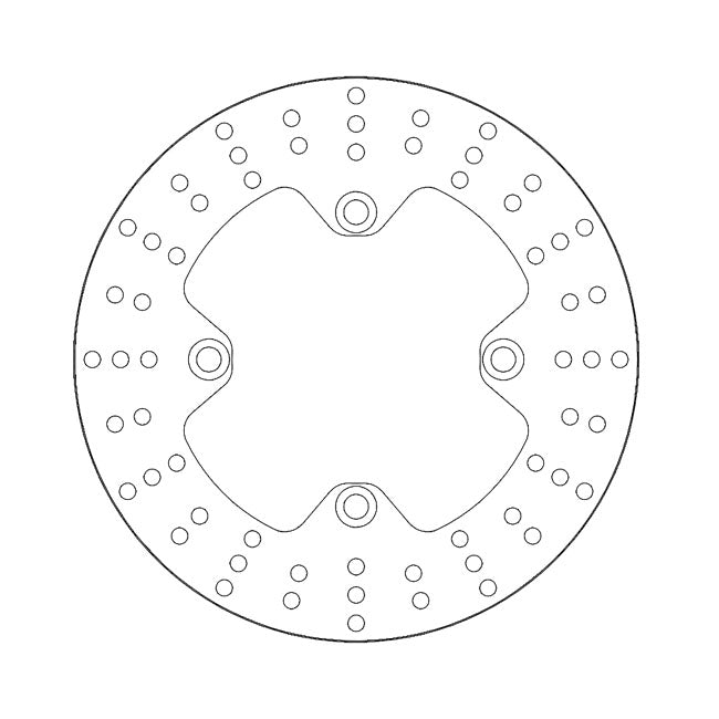 Moto-Master Brake Disc Honda CB 500 97-03 Moto-Master Halo Rear Brake Disc for Honda Customhoj