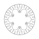 Moto-Master Brake Disc Honda NT 650 Hawk GT 88-90 Moto-Master Halo Front Left Brake Disc for Honda Customhoj