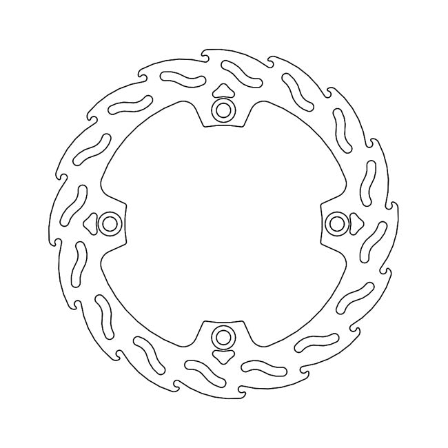 Moto-Master Brake Disc Honda XLV 600 Transalp 97-07 Moto-Master Flame Front Right Brake Disc for Honda Customhoj