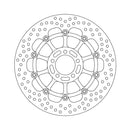 Moto-Master Brake Disc Kawasaki Zephyr 1100 92-98 Moto-Master Halo Front Left Brake Disc for Kawasaki Customhoj