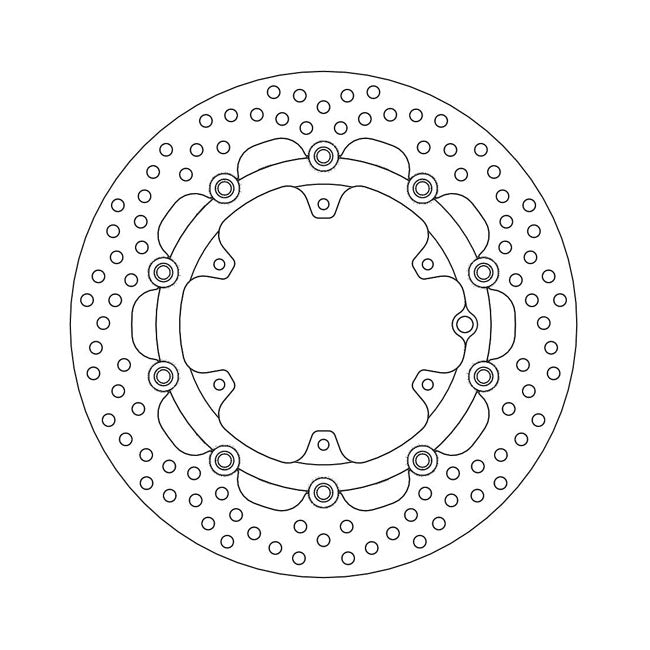 Moto-Master Brake Disc KTM 990 Adventure R Dakar 06-13 Moto-Master Halo Front Right Brake Disc for KTM Customhoj