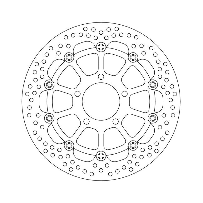 Moto-Master Brake Disc Suzuki C 1800 R RT Intruder 2008 Moto-Master Halo Front Right Brake Disc for Suzuki Customhoj