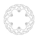 Moto-Master Brake Disc Suzuki DR-Z 400 SM 2005 Moto-Master Flame Rear Brake Disc for Suzuki Customhoj