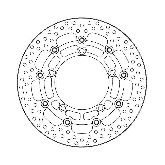 Moto-Master Brake Disc Suzuki Gladius 650 (ABS) 09-17 Moto-Master Halo Front Left Brake Disc for Suzuki Customhoj