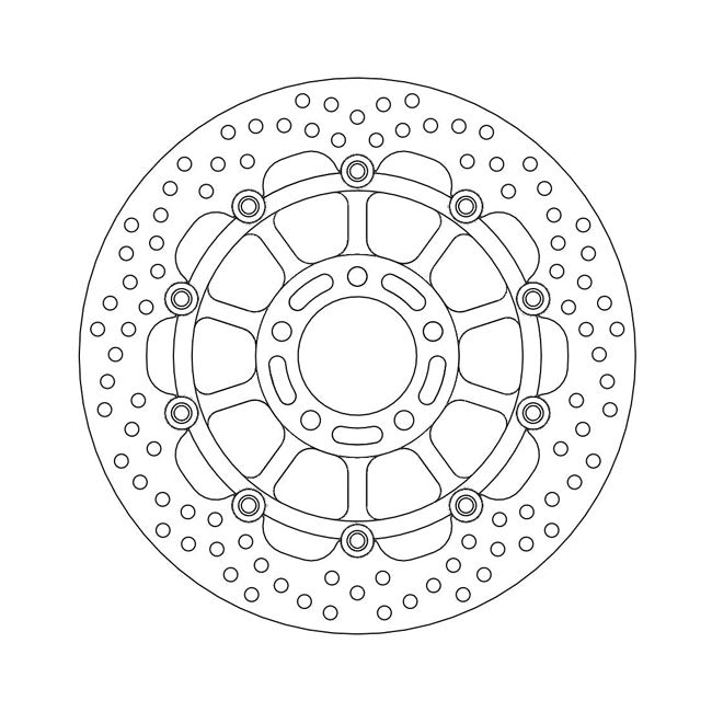 Moto-Master Brake Disc Suzuki GSX 1200 99-01 Moto-Master Halo Front Left Brake Disc for Suzuki Customhoj