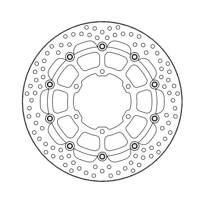 Moto-Master Brake Disc Suzuki GSX-R 1000 (ABS) 17-22 Moto-Master Halo Front Left Brake Disc for Suzuki Customhoj