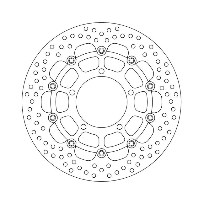 Moto-Master Brake Disc Suzuki GSX-R 1000 (non-ABS) 05-08 Moto-Master Halo Front Left Brake Disc for Suzuki Customhoj