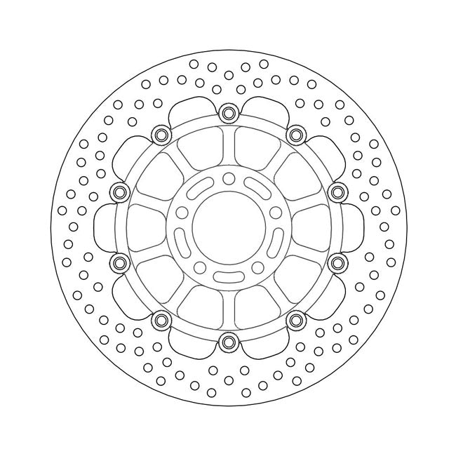 Moto-Master Brake Disc Suzuki GSX-R 1100 89-98 Moto-Master Halo Front Right Brake Disc for Suzuki Customhoj