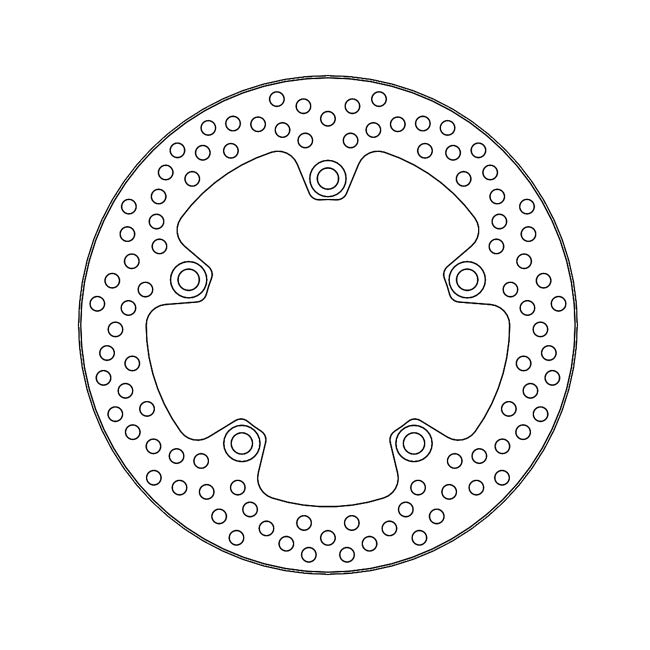 Moto-Master Brake Disc Suzuki SV 650 (ABS) 07-22 Moto-Master Halo Rear Brake Disc for Suzuki Customhoj