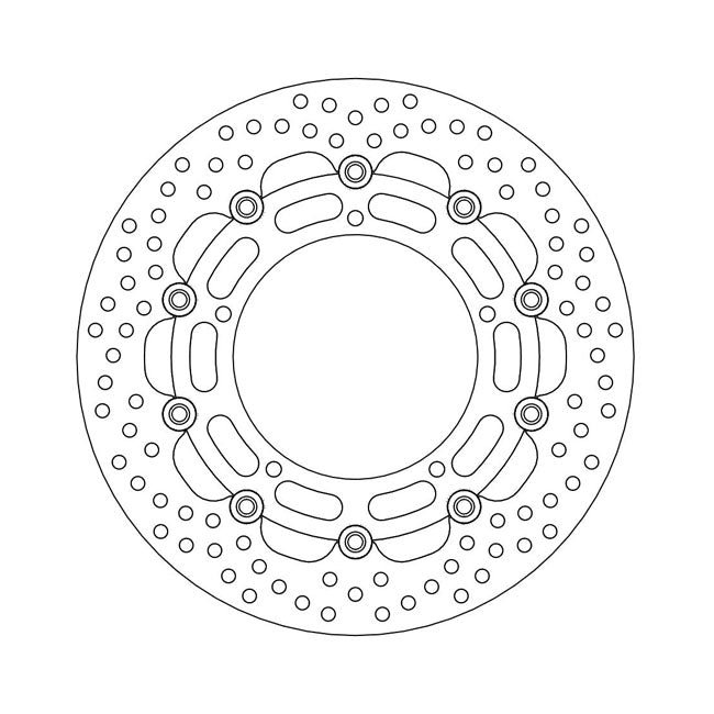 Moto-Master Brake Disc Yamaha FZ6 600 / Fazer / S2 04-10 Moto-Master Halo Front Right Brake Disc for Yamaha Customhoj