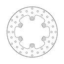 Moto-Master Brake Disc Yamaha FZR 600 R 90-95 Moto-Master Halo Rear Brake Disc for Yamaha Customhoj